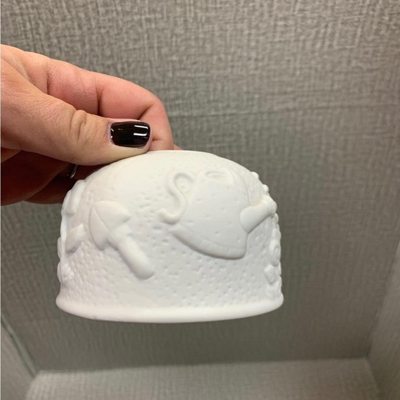 Vintage Dome Fairy Light Lithophane Porcelain Hand Painted - Picture 11 of 12